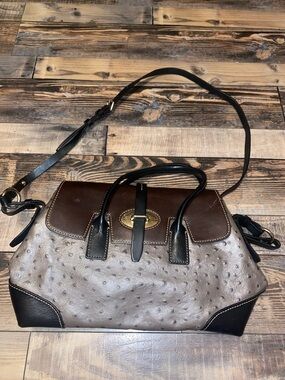 Dooney & Bourke Elisa Ostrich Leather Handbag